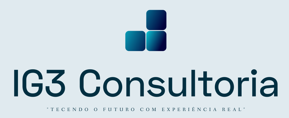 **"Transformando Visões em Realidade com Excelência e Inovação."**  Na IG3 Consultoria, acreditamos que a grandeza está ao alcance de todos. Nossos especialistas estão prontos para ajudar sua empresa a prosperar em um mundo dinâmico, guiando você através dos desafios mais complexos com soluções sob medida em Gestão Institucional, Esportiva, Autoridade Digital, Produção de Conteúdo, ESG e Educação Ambiental.  Nossa abordagem única coloca o ser humano no centro, respeitando suas necessidades intrínsecas e aspirações, para criar uma liderança transformadora e alcançar resultados superiores. Se você busca serenidade, confiança, e sucesso em sua jornada, a IG3 é sua parceira de escolha.  **Entre em Contato Conosco.** 